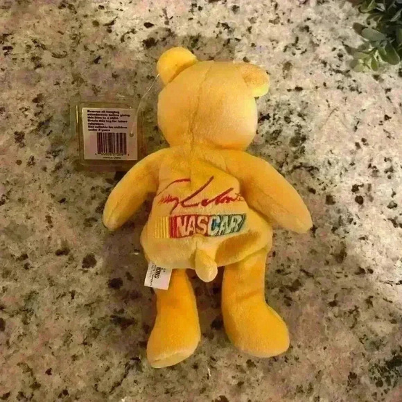 Vintage 1999 Nascar Plush Bear No. 5 - Terry Labonte (Racing Champions) - Picture 2 of 4